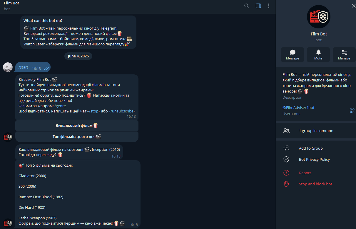 Telegram Movie Bot